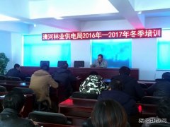 清河林业供电局：冬训快速“充电”
