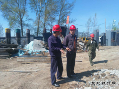 兴凯湖电业局：组成联合检查组对龙头变施工现场进行隐患排查