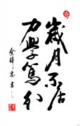 书法：岁月不居力学笃行