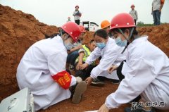 潞安焦化：开展“土方坍塌”事故应急演练