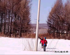 兴凯湖电业公司：最美人间三月天，踏雪巡线正当时