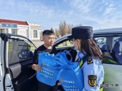 北屯执法大队：清明坚守保畅通 普法宣传护平安